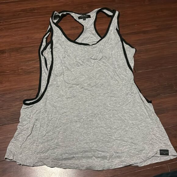 Gray and Black Super Soft Workout Tank - Loose Top - Size Small - KORAL Brand - Picture 1 of 4